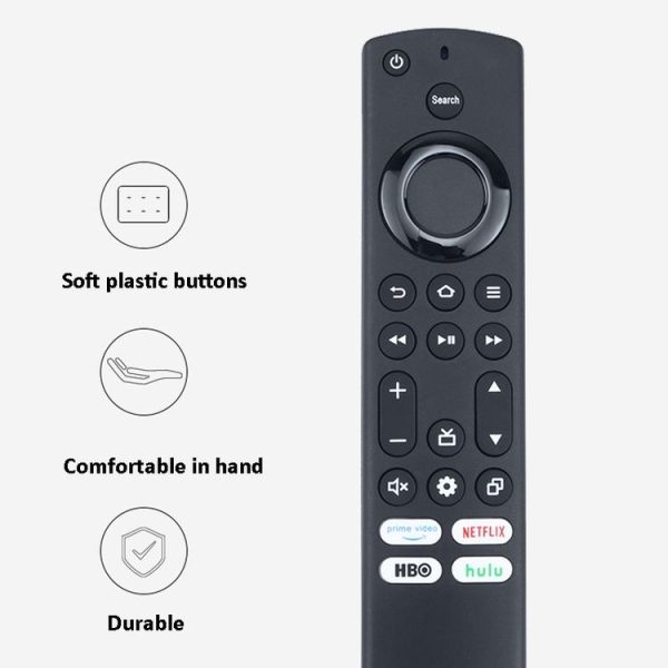 Amazon Smart TV Infrared Remote Control Replace Controller (Black) - Image 4