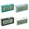 8890H Multifunctional Photosensitive Bedside Small Alarm Clock LCD Screen Digital Clock (Black) - Image 2