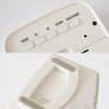 2286 Mini Multifunctional Calendar Alarm Clock Bedside Temperature and Humidity Clock (Black) - Image 4