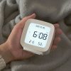 2286 Mini Multifunctional Calendar Alarm Clock Bedside Temperature and Humidity Clock (Black) - Image 6