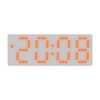 8017 LED Screen Voice Control Digital Alarm Clock Desktop Multifunctional Temperature Clock (Orange)