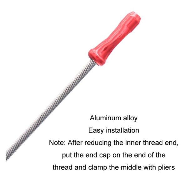 50pcs Mountain Road Bicycle Aluminum Alloy Brake Shifting Cable Core Cap (Random Color Delivery) - Image 4