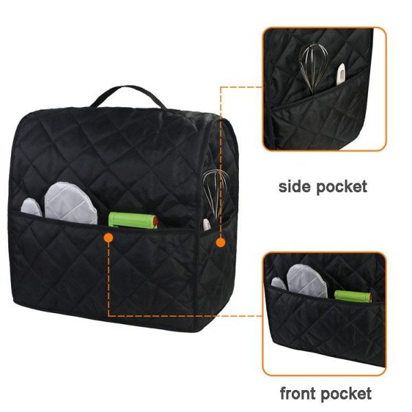 KitchenAid 4.5QT Mixer Machine Dust Cover Waterproof Storage Bag 36 x 23 x 36cm (Black) - Image 5