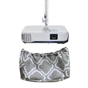 Projector Dust Cover Ceiling Household Appliance Dust Cover With Drawstring 35 x 35 x 22cm (Gray)