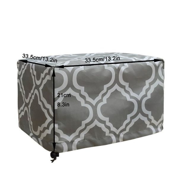 Projector Dust Cover Ceiling Household Appliance Dust Cover With Drawstring 35 x 35 x 22cm (Gray) - Image 3