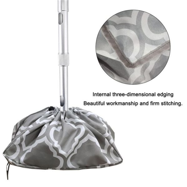 Projector Dust Cover Ceiling Household Appliance Dust Cover With Drawstring 35 x 35 x 22cm (Gray) - Image 6