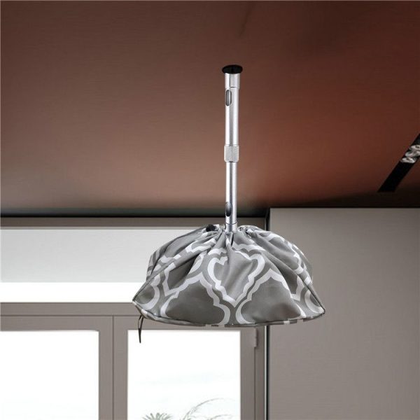 Projector Dust Cover Ceiling Household Appliance Dust Cover With Drawstring 35 x 35 x 22cm (Gray) - Image 7