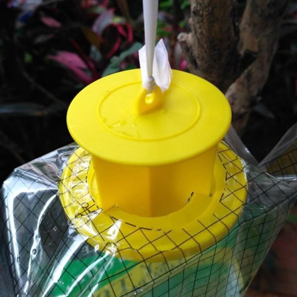 MYD-1 Built-in Bait Fly Bag Hanging Fly Trap Bag Outdoor Farms Catch Flies Tool - Image 4