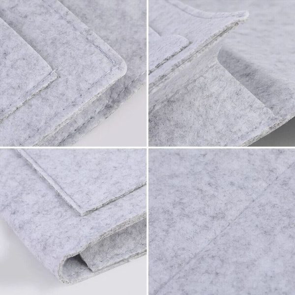 B05006 Felt Storage Bag Bedside Hanging Bag Sofa Bed Side Debris Storage Bag (Khaki) - Image 5