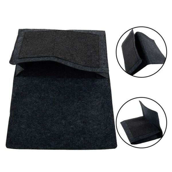 B05006 Felt Storage Bag Bedside Hanging Bag Sofa Bed Side Debris Storage Bag (Khaki) - Image 6