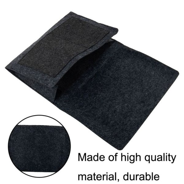 B05006 Felt Storage Bag Bedside Hanging Bag Sofa Bed Side Debris Storage Bag (Khaki) - Image 9