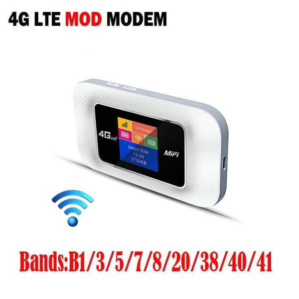 D921 4G Portable Plug-In Card Router Support Malay MOD Modem Portable WIFI Wireless Hotspot (White) - Image 2