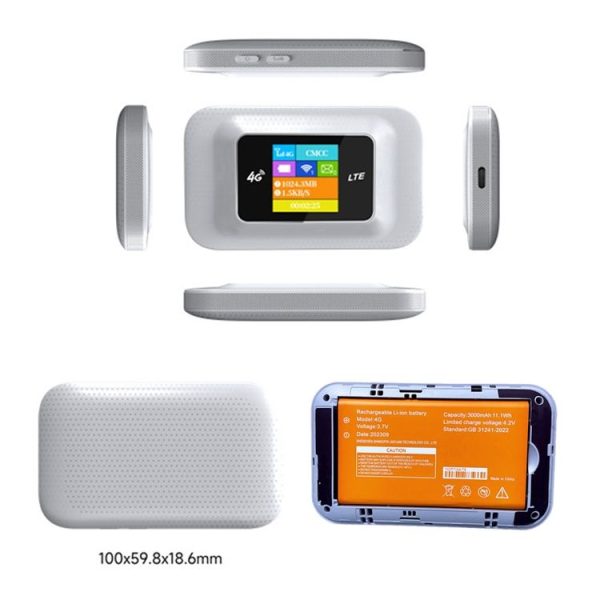 D921 4G Portable Plug-In Card Router Support Malay MOD Modem Portable WIFI Wireless Hotspot (White) - Image 3
