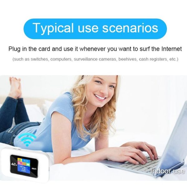 D921 4G Portable Plug-In Card Router Support Malay MOD Modem Portable WIFI Wireless Hotspot (White) - Image 8