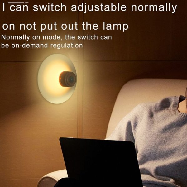 Rechargeable Suction Cup Type Human Body Infrared Sensor Smart LED Night Light (White) - Image 4