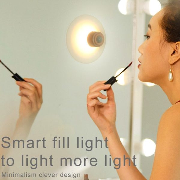 Rechargeable Suction Cup Type Human Body Infrared Sensor Smart LED Night Light (White) - Image 5