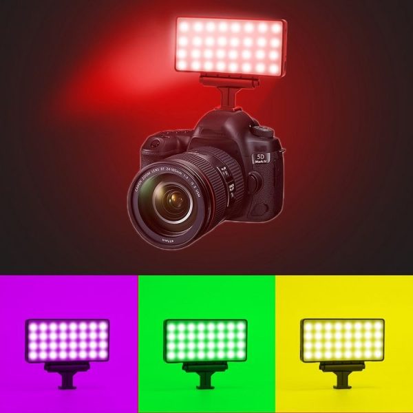 Outdoor Live Photography Multi-angle Brightness Adjustment Mobile Phone Fill Light, Specification: RGB Color - Image 2