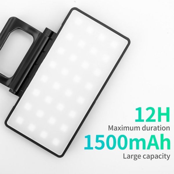 Outdoor Live Photography Multi-angle Brightness Adjustment Mobile Phone Fill Light, Specification: RGB Color - Image 4