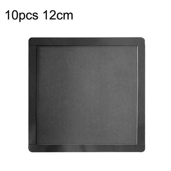 10pcs 12cm With Magnetic Suction PVC Cooling Fan Dust Net Desktop Computer Industrial Fan Filter Cover
