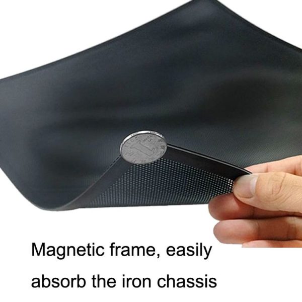 10pcs 12cm With Magnetic Suction PVC Cooling Fan Dust Net Desktop Computer Industrial Fan Filter Cover - Image 4