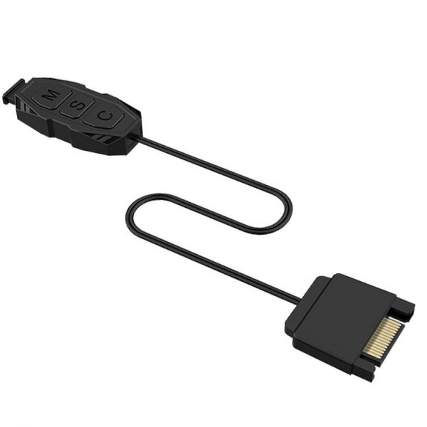 2pcs 5V ARGB 3-pin Light Mode Fan Speed Adjustment Color Controller SATA Power Supply - Image 2