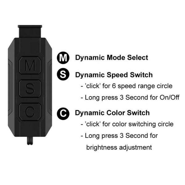 2pcs 5V ARGB 3-pin Light Mode Fan Speed Adjustment Color Controller SATA Power Supply - Image 4