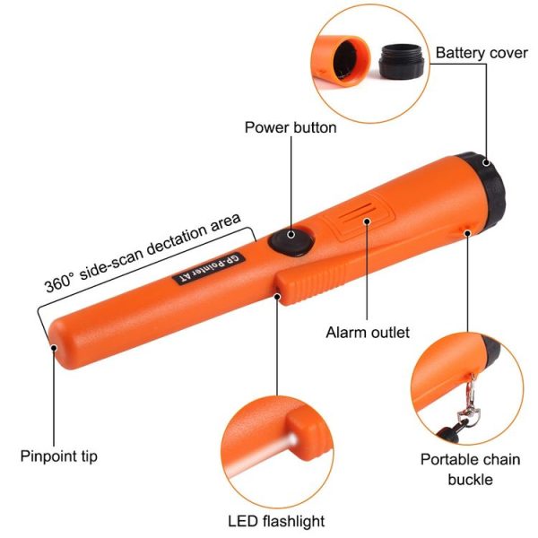 GP-POINTER AT Metal Detector IP68 Waterproof Positioning Rod - Image 3
