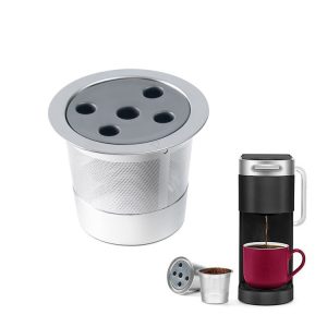 Keurig K-Supreme Plus Coffee Machine Reusable Stainless Steel Filter Five-hole K Cup
