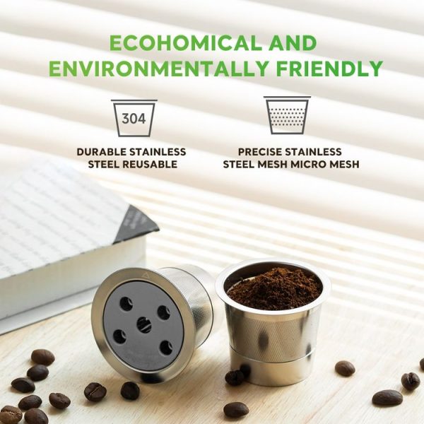 Keurig K-Supreme Plus Coffee Machine Reusable Stainless Steel Filter Five-hole K Cup - Image 4