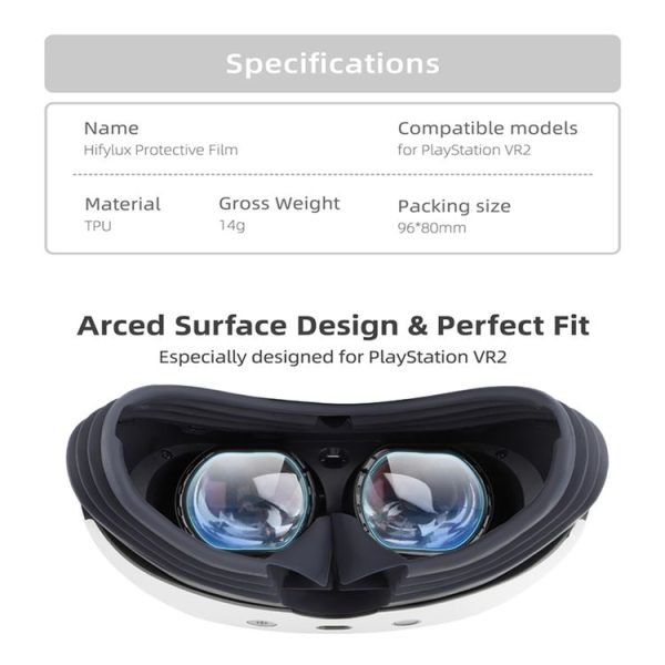 PlayStation VR2 Hifylux PS-FF29 Lens Protective Film Set HD Scratch-Proof TPU Soft Film (As Show) - Image 7