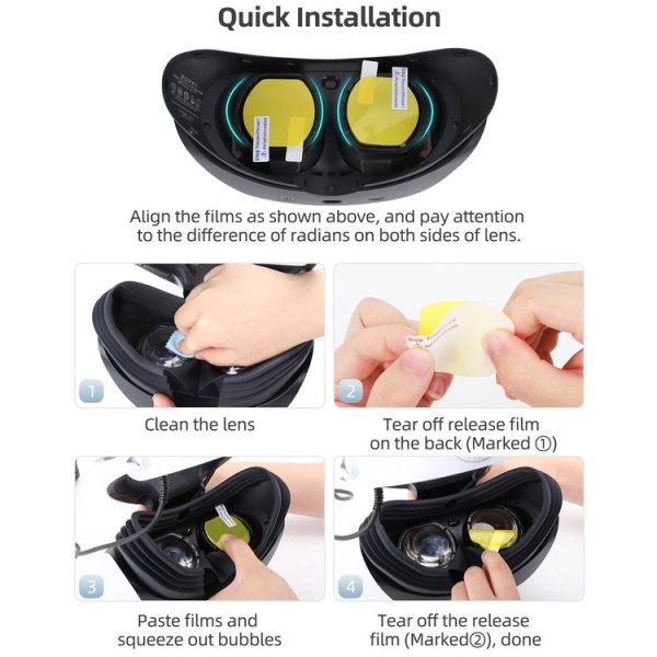 PlayStation VR2 Hifylux PS-FF29 Lens Protective Film Set HD Scratch-Proof TPU Soft Film (As Show) - Image 8