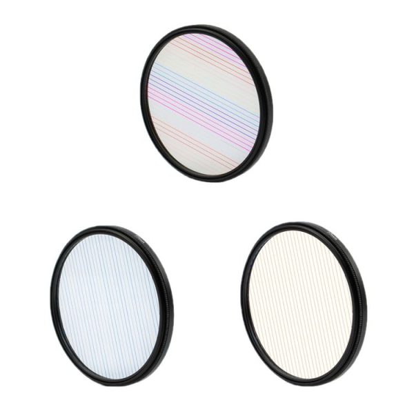 49mm+Rainbow Photography Brushed Widescreen Movie Special Effects Camera Filter - Image 2