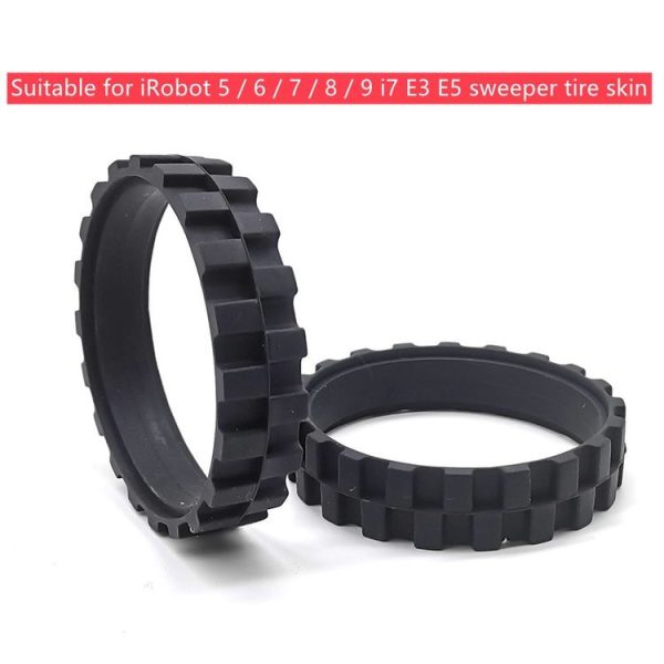 2pairs Walking Wheel Tire Skin For iRobot 500 / 600 / 700 / 800 / 900 Series & i7 E3 E5 - Image 3