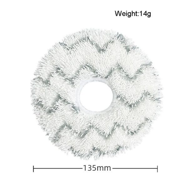 2pcs Striped Rag For ECOVACS X1 ONMI / X1 TURBO Vacuum Cleaner Accessories - Image 2