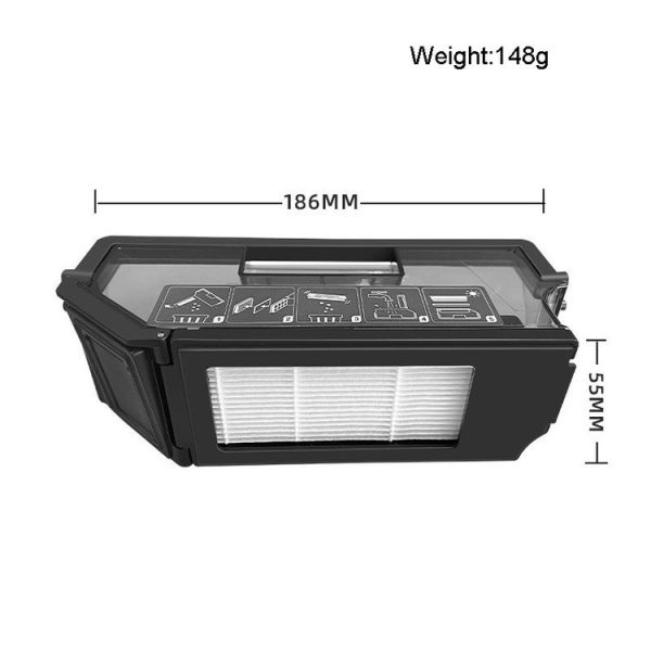 1pc Dust Box For ECOVACS X1 ONMI / X1 TURBO Vacuum Cleaner Accessories - Image 3