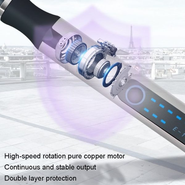 SNJ-3681 Mini Engraving Pen Wireless Polishing Electric Grinder, Style: Roae Gold+Grinding Head - Image 3