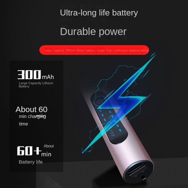 SNJ-3681 Mini Engraving Pen Wireless Polishing Electric Grinder, Style: Roae Gold+Grinding Head - Image 5