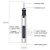 SNJ-3681 Mini Engraving Pen Wireless Polishing Electric Grinder, Style: Silver+Grinding Head - Image 2