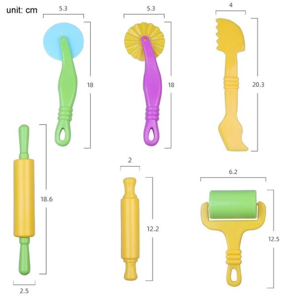 6pcs / set Plasticine Clay Mold Educational DIY Toys - Image 3