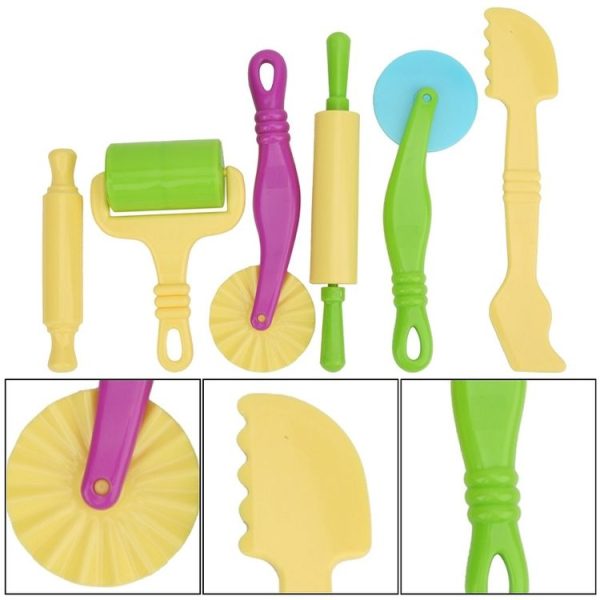 6pcs / set Plasticine Clay Mold Educational DIY Toys - Image 4