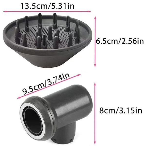 Dyson Hair Dryer Airwarp Diffusion Nozzle Attachment Replacement Accessories Without Adapter - Image 3