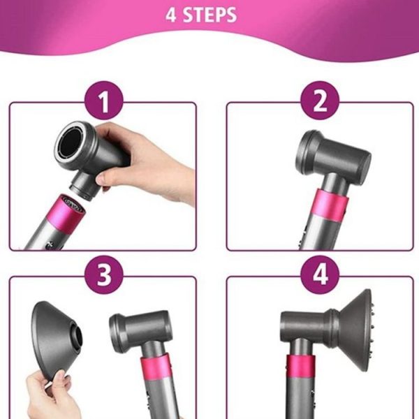 Dyson Hair Dryer Airwarp Diffusion Nozzle Attachment Replacement Accessories Without Adapter - Image 5
