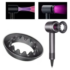 Dyson Hair Dryer Gentle Air Nozzle Attachments (Black)