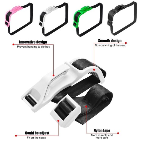 Pregnant Car Seat Belt Anti Stranglehold Belly Protection Fetal Regulator (White) - Image 2