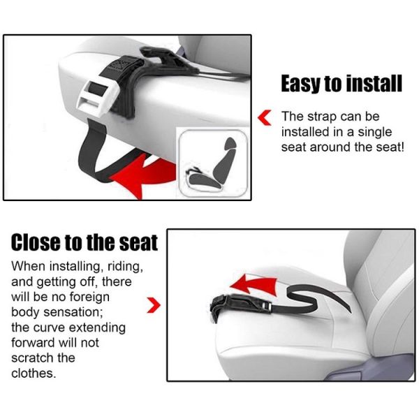 Pregnant Car Seat Belt Anti Stranglehold Belly Protection Fetal Regulator (White) - Image 3