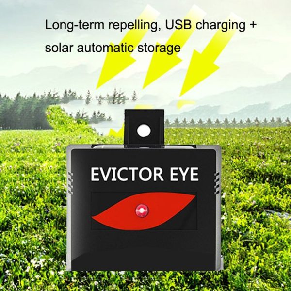 SK191 1pc Solar Farm Wild Eagle Eye Animal Repeller - Image 4