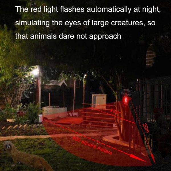 SK191 2pcs Solar Farm Wild Eagle Eye Animal Repeller - Image 6