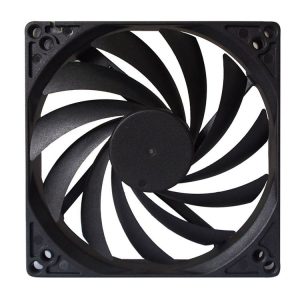 FANNER Ice Soul F10015 Desktop Computer Radiator PWM Intelligent Speed Regulation Ultra-thin Chassis Fan (Black)