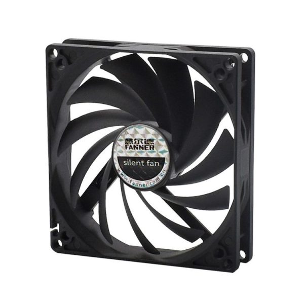 FANNER Ice Soul F10015 Desktop Computer Radiator PWM Intelligent Speed Regulation Ultra-thin Chassis Fan (Black) - Image 2
