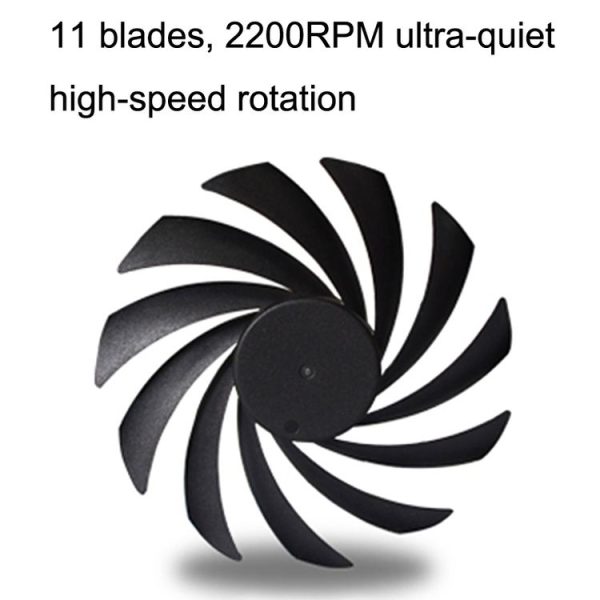 FANNER Ice Soul F10015 Desktop Computer Radiator PWM Intelligent Speed Regulation Ultra-thin Chassis Fan (Black) - Image 5